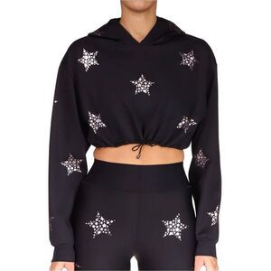 NWT Ultracor Nebula Star PYXIS Cropped Hoodie size M athletic yoga hipster